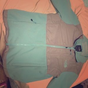 North face (S)kids girls jacket blue gray